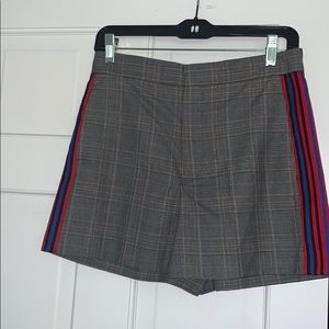 Zara plaid shorts